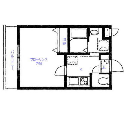 東京成徳大学賃貸マンション・1K