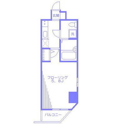 東京成徳大学賃貸マンション・1K