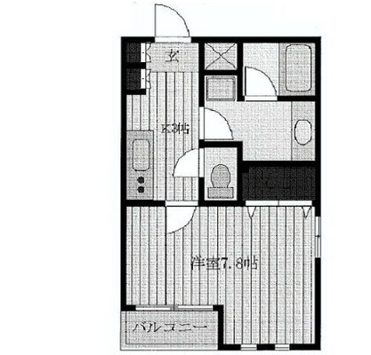 東京成徳大学賃貸マンション・1K
