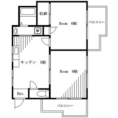 東京都豊島区上池袋４丁目 賃貸アパート 2K