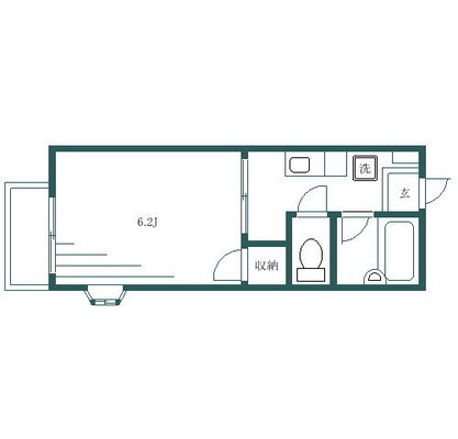 東京成徳大学 マンション 1K