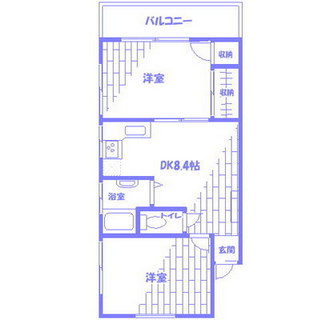 東京都板橋区板橋３丁目 賃貸マンション 2DK