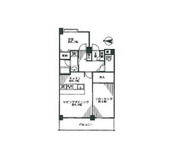 東京都北区滝野川６丁目 賃貸マンション 2LDK