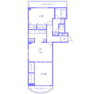 東京都北区滝野川７丁目 賃貸マンション 2LDK