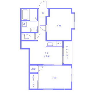 東京都北区神谷３丁目 賃貸マンション 2DK