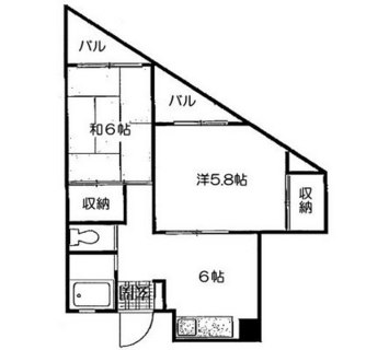 東京都北区滝野川１丁目 賃貸マンション 2DK