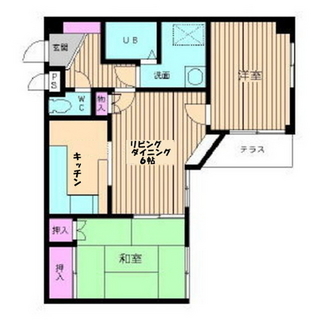 東京都北区滝野川２丁目 賃貸マンション 2LDK