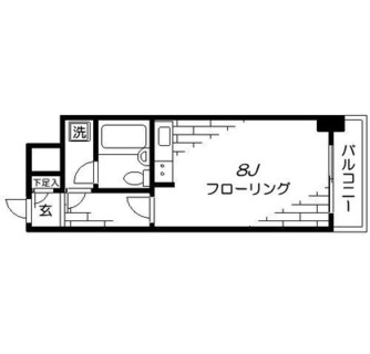 東京都北区滝野川６丁目 賃貸マンション 1R