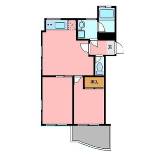 東京都北区神谷３丁目 賃貸マンション 2LDK