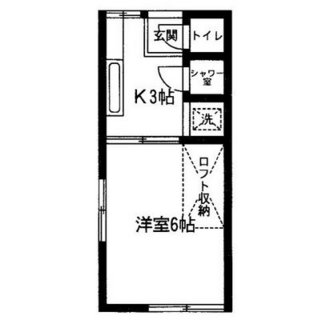 東京都北区滝野川３丁目 賃貸アパート 1K