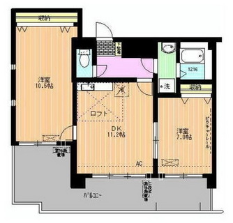 東京都北区東十条２丁目 賃貸マンション 2LDK