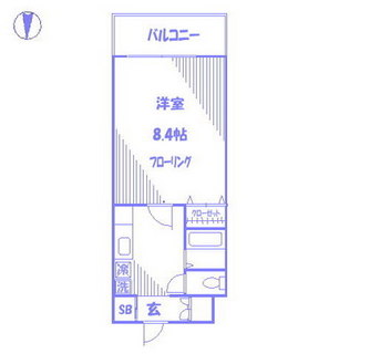 東京都板橋区板橋２丁目 賃貸マンション 1K