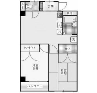 東京都北区滝野川１丁目 賃貸マンション 2LDK