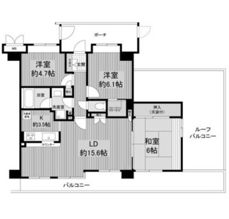 東京都北区神谷２丁目 賃貸マンション 3LDK