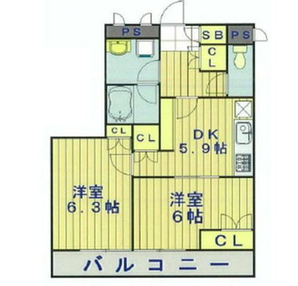 東京都北区滝野川１丁目 賃貸マンション 2DK