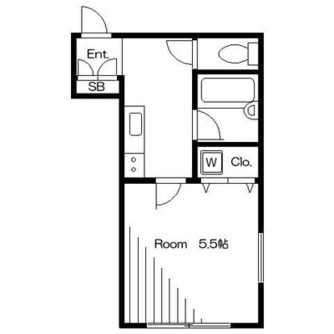 東京都北区中十条３丁目 賃貸マンション 1K