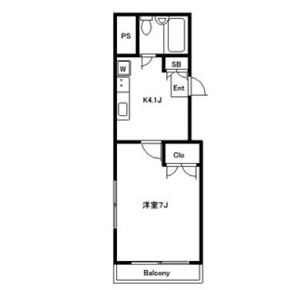 東京都北区豊島１丁目 賃貸マンション 1K