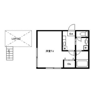 東京都北区滝野川５丁目 賃貸アパート 1K