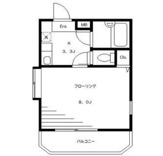 東京都北区上十条４丁目 賃貸マンション 1K