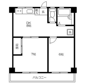 東京都北区神谷１丁目 賃貸マンション 2DK