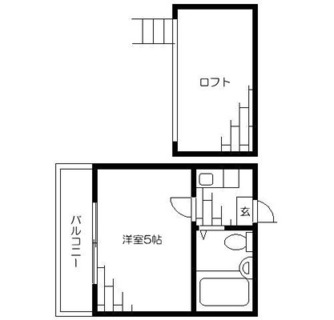 東京都北区滝野川６丁目 賃貸アパート 1K