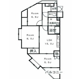 東京都北区中十条４丁目 賃貸マンション 3LDK