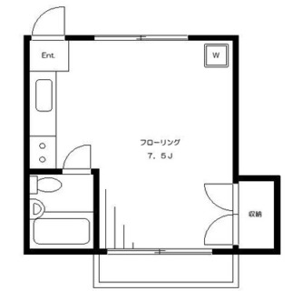 東京都北区上十条１丁目 賃貸アパート 1R