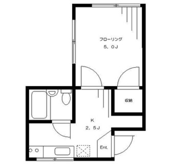 東京都北区王子５丁目 賃貸マンション 1K