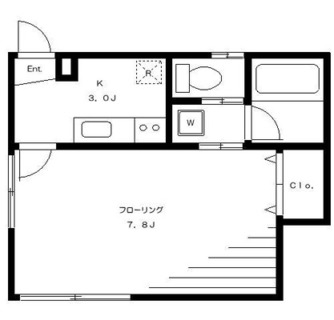 東京都北区岸町１丁目 賃貸アパート 1K