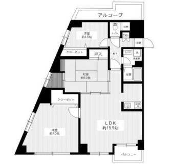 東京都足立区新田１丁目 賃貸マンション 3LDK