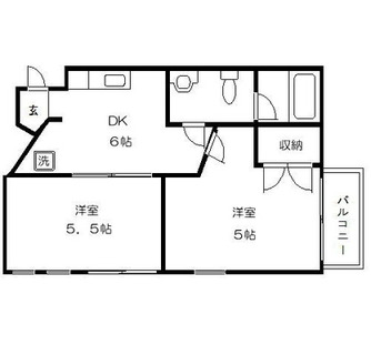 東京都北区滝野川２丁目 賃貸マンション 2DK