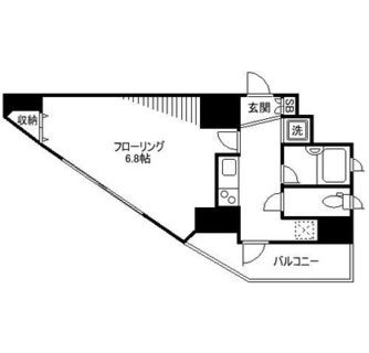 東京都板橋区板橋２丁目 賃貸マンション 1K