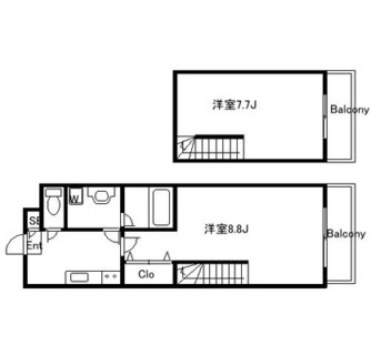 東京都北区王子３丁目 賃貸マンション 1K