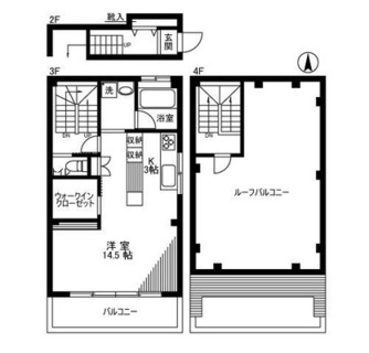 東京都北区中十条２丁目 賃貸マンション 1R