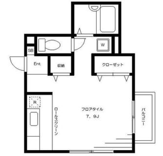 東京都北区上十条２丁目 賃貸アパート 1R