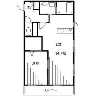 東京都北区西が丘２丁目 賃貸マンション 1LDK