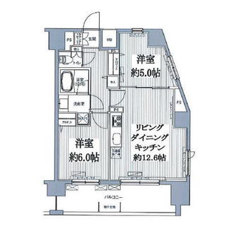 東京都北区神谷１丁目 賃貸マンション 2LDK