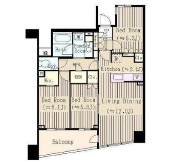 東京都北区王子本町２丁目 賃貸マンション 3LDK