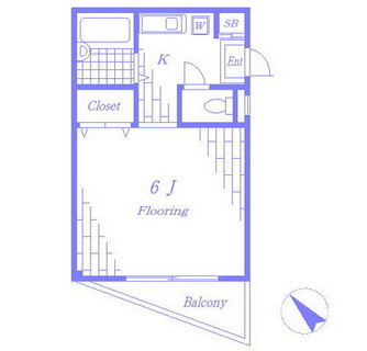 東京都北区滝野川３丁目 賃貸マンション 1K