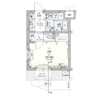 東京都北区東十条２丁目 賃貸マンション 1K