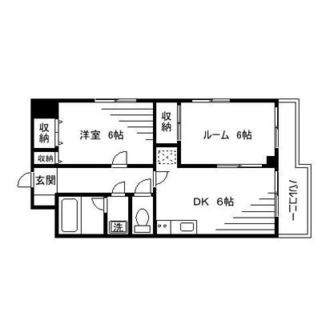 東京都北区滝野川１丁目 賃貸マンション 2DK