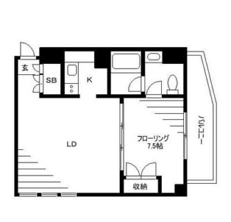 東京都北区堀船１丁目 賃貸マンション 1LDK