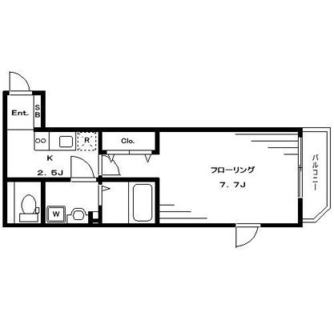 東京都北区王子４丁目 賃貸マンション 1K