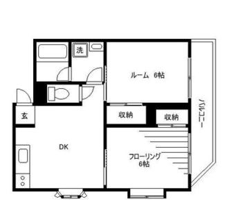 東京都北区東十条６丁目 賃貸マンション 2DK