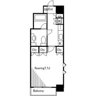 東京都北区東十条２丁目 賃貸マンション 1K