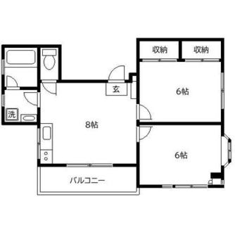 東京都北区王子３丁目 賃貸マンション 2DK