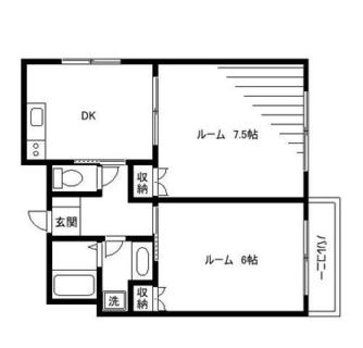 東京都北区王子４丁目 賃貸マンション 2DK