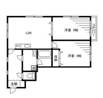 東京都北区東十条４丁目 賃貸マンション 2LDK