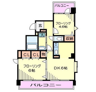 東京都板橋区板橋２丁目 賃貸マンション 2DK