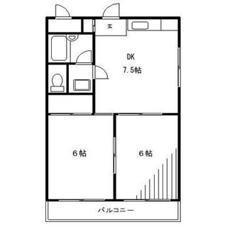 東京都北区豊島８丁目 賃貸マンション 2DK